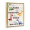Stupell Industries Kind Curious Wise Dinosaurs Floating Frame By Susan Arnot